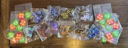 Lot of 10 Sets Pokemon Dice and Damage Counters and Markers - Lot B - Image 1