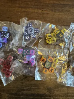 Lot of 10 Sets Pokemon Dice and Damage Counters and Markers - Lot B - Image 3