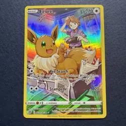 Pokemon Eevee Ultra Rare SWSH09 Brilliant Stars Trainer Gallery TG11/TG30 NM - Image 1