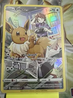 Eevee TG11/TG30 SWSH09 Brilliant Stars Trainer Gallery Ultra Rare Pokemon TCG NM - Image 1