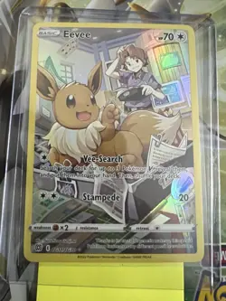 Eevee TG11/TG30 SWSH09 Brilliant Stars Trainer Gallery Ultra Rare Pokemon TCG NM - Image 2