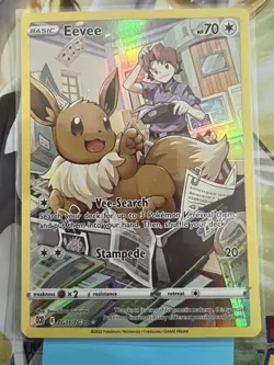 Eevee TG11/TG30 SWSH09 Brilliant Stars Trainer Gallery Ultra Rare Pokemon TCG NM - Image 1