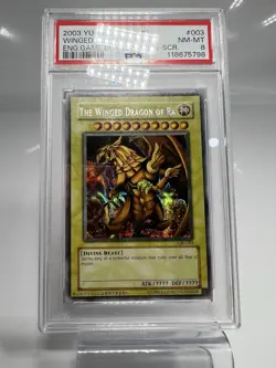 Yu-Gi-Oh! The Winged Dragon of Ra Game Boy ADV Secret Rare Promo GBI-003 PSA 8 - Image 2