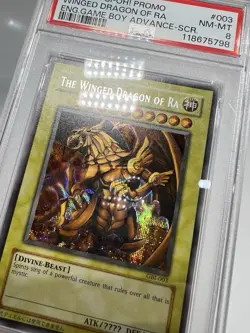 Yu-Gi-Oh! The Winged Dragon of Ra Game Boy ADV Secret Rare Promo GBI-003 PSA 8 - Image 5