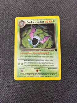 GERMAN Holo Foil Dark Dunkles Golbat 7/82 Team Rocket Set Pokemon Cards LP - Image 3