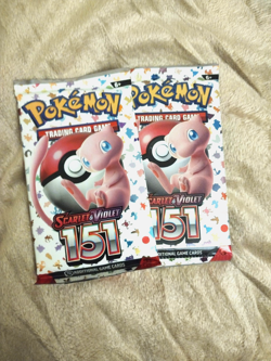 Lot of 2 Pokemon English 151 Booster Pack 2023 Scarlet & Violet Cards NEW SEALED - Image 1