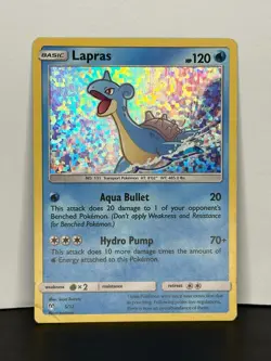 Lapras 5/12 McDonalds Promo Holo English 2019 - Pokemon Card TCG NM LP - Image 1