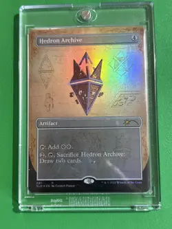 Hedron Archive Blueprint Foil Secret Lair MTG Extended Secret Lair Bonus Card NM - Image 1