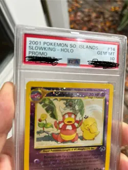 Pokemon Slowking #14 Southern Island Reverse Holo Card - PSA 10 - Double Swirl - Image 3