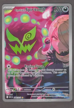 Cynthia's Spiritomb 244/217 Mega Evolution Ascended Heroes 2026 Pokemon Card NM - Image 1
