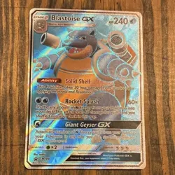 Pokemon Blastoise GX SM189 Full Art Promo Holo SM Promos Card - Image 1