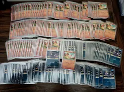 ASCENDED HEROES TECH STICKER PROMO LOT. 140 CHARMANDER 120 GASTLY. 260 CARDS - Image 1