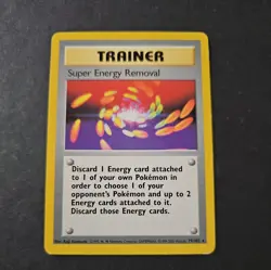 Super Energy Removal - 4th Print 1999-2000 - 79/102 Base Set Rare Pokemon Card - Image 1