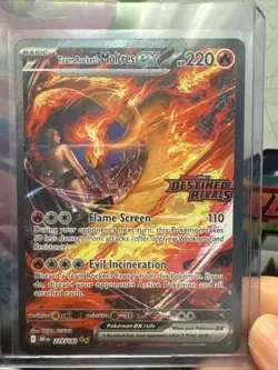 Team Rocket's Moltres ex - (Destined Rivals Stamp) 229/182 Miscellaneous Cards & - Image 1
