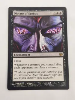 MTG Dictate of Erebos Journey Into NYX Card 65/165 Regular Rare NM Near Mint - Image 1