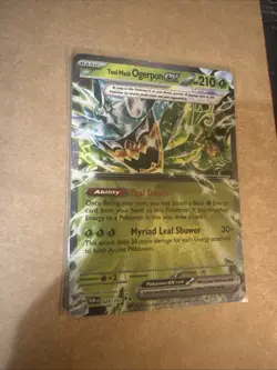 Teal Mask Ogerpon ex 025/167 Double Rare Texture Holo Pokemon Card Twilight Masq - Image 3