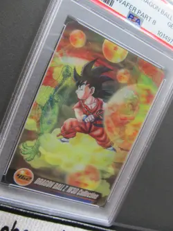 PSA 10| 2007 Dragon Ball Morinaga Wafer Card Son Goku #462 Part 8 3D Hologram - Image 4
