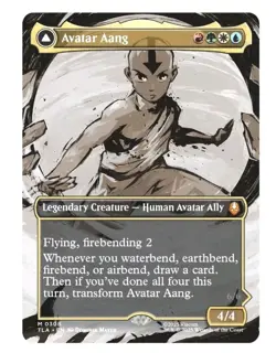 1x MTG Avatar Aang *Borderless* - Avatar Mythic! NM Mint! Ships Fast - Image 1