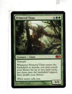 MTG SkeenAB Primeval Titan from M12. NM. - Image 1