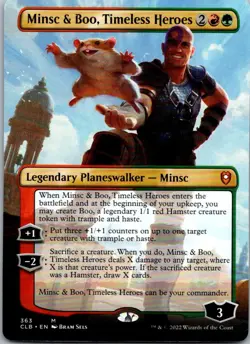 Minsc & Boo, Timeless Heroes (Borderless) M Commander Legends: BfBG 363 NM Norma - Image 1