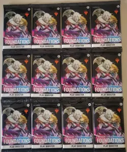 12 (twelve) - Magic the Gathering Foundations Play Booster mtg 1/3 of a box - Image 1