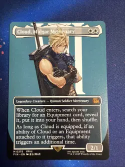 Cloud, Midgar Mercenary (Borderless) Final Fantasy Regular - Image 1