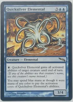 MTG Quicksilver Elemental Mirrodin Regular - Image 1