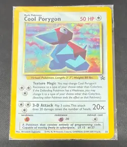 POKEMON TCG CARD COOL PORYGON 2000 BLACK STAR PROMO NEW FACTORY SEALED RARE !! - Image 1