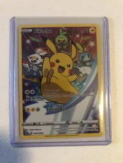Pokemon TCG Pikachu SWSH020 SWSH: Sword & Shield Promo Cards Holo - Image 1