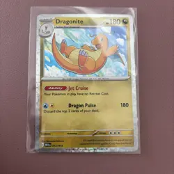 Dragonite 151 Holo Pokemon TCG 149/165 Scarlet & Violet Rare Mint - Image 1