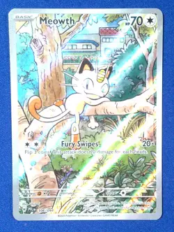 Pokemon TCG Meowth 106/094 Phantasmal Flames Illustration Rare MINT/Near Mint - Image 1