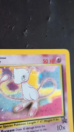 Pokemon TCG Mew Black Star Promo #9 WOTC SWIRL!!! 🌀 - Image 2