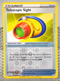 Pokemon TCG Vivid Voltage Telescopic Sight 160/185 Uncommon Reverse Holo - Image 2