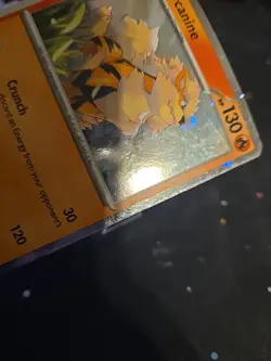 Pokemon TCG Arcanine SVP Black Star Promos SVP011 Promo Cosmos Holo Rare A1 - Image 3