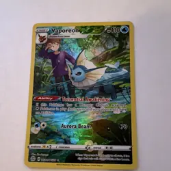 Pokemon Vaporeon TG02/TG30 Brilliant Stars Trainer Gallery Ultra Rare Holo Card - Image 1