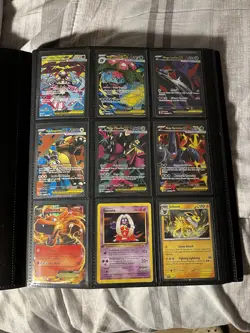 Genuine Pokemon TCG Card Lot Of 9, Vintage-Now, Most Mint Megas & More NO BINDER - Image 1
