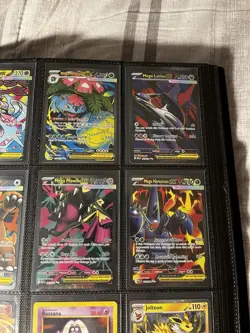 Genuine Pokemon TCG Card Lot Of 9, Vintage-Now, Most Mint Megas & More NO BINDER - Image 3