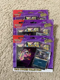 LOT OF 11 Pokemon Mega Evolution Ascended Heroes Tech Sticker Collection - Image 2