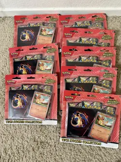 LOT OF 11 Pokemon Mega Evolution Ascended Heroes Tech Sticker Collection - Image 3