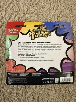 LOT OF 11 Pokemon Mega Evolution Ascended Heroes Tech Sticker Collection - Image 4