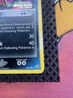2004 Pokemon EX Team Rocket Returns Dark Gyarados Reverse Holo Foil 36/109 - Image 5