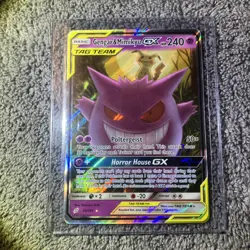 Pokemon Gengar & Mimikyu GX 53/181 Team Up Holo Ultra Rare. - Image 2