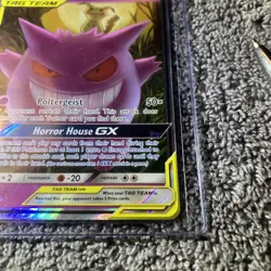 Pokemon Gengar & Mimikyu GX 53/181 Team Up Holo Ultra Rare. - Image 3