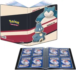 Pokemon Ultra PRO 4-Pocket Binder Portfolio Snorlax & Munchlax - Image 1