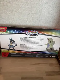 Pokemon Lucario Ex & Tyranitar Ex Premium Collection Prismatic Ev. IN HAND - Image 5