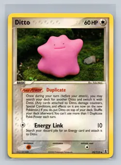 LP Pokemon TCG Ex Delta Species Ditto 35/113 Common Non-Holo LP - Image 1