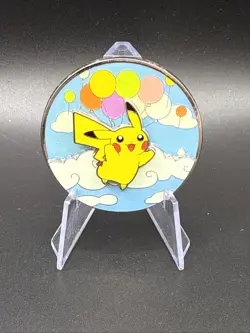 Pokemon Celebrations 25th Anniversary Flying & Surfing Pikachu Enamel Pin - Image 2