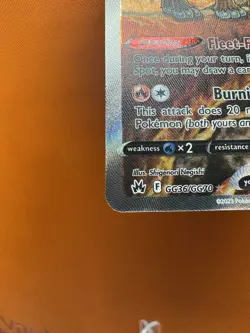 Entei V GG36/GG70 Crown Zenith: Galarian Gallery Holo Rare Pokemon TCG NM 1433 - Image 4