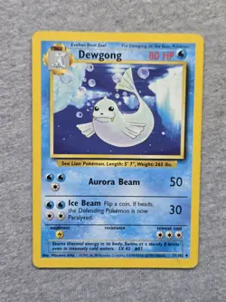 Pokemon TCG Dewgong Base Set 25/102 Regular Unlimited Uncommon - Image 1