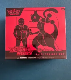Pokemon Destined Rivals Pokemon Center ETB Sealed with case - Image 2